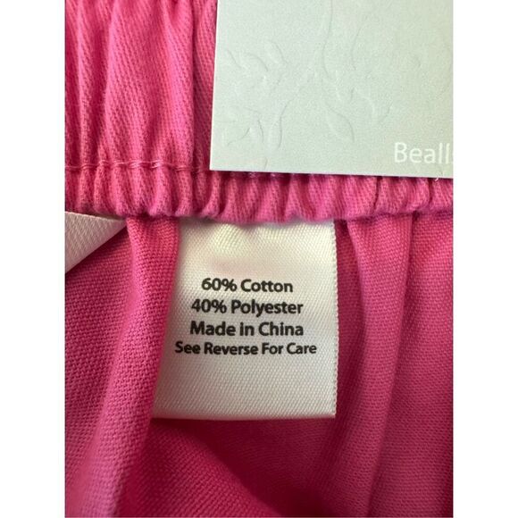 CORAL BAY Women’s 1X Pink Drawstring Capris - Picture 3 of 4